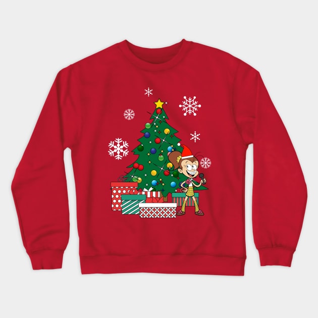 Luan Loud House Around The Christmas Tree Crewneck Sweatshirt by Nova5